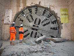 Terminus pour le tunnelier Sofia